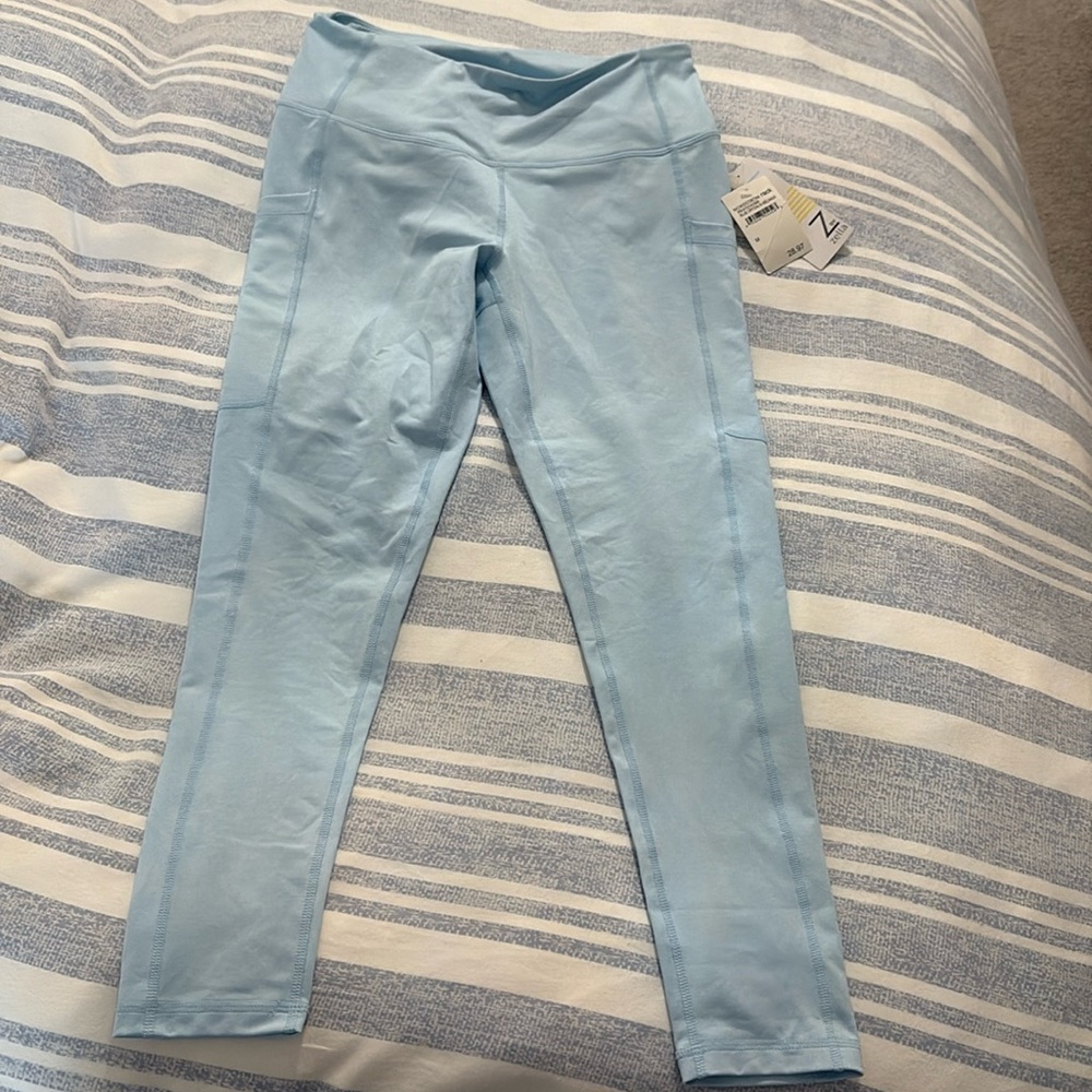New Zella Leggings with tags. High waist midi.